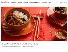 Tablet Screenshot of panelinha.com.br